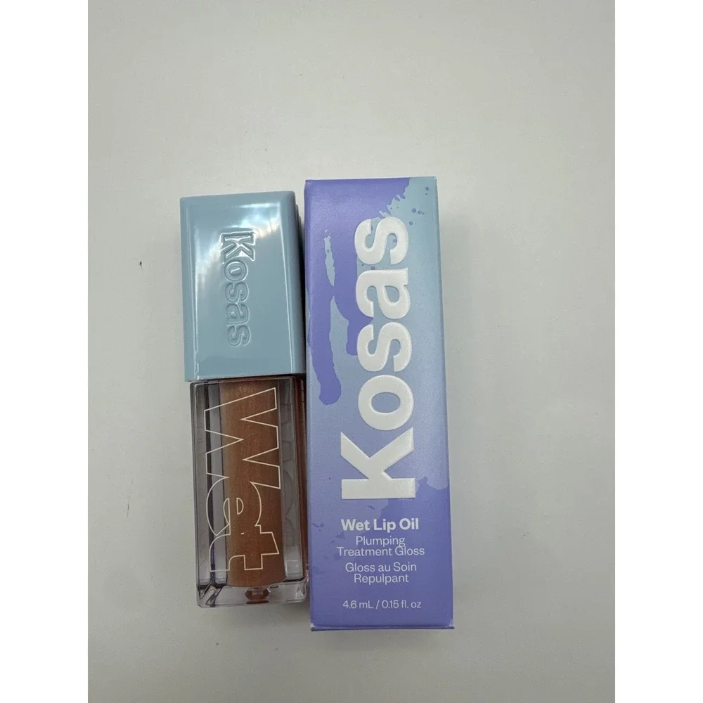 Kosas Your Lips But Glowier Trio Wet Lip Oil Wet Stick LipFuel Full Size Set NEW
